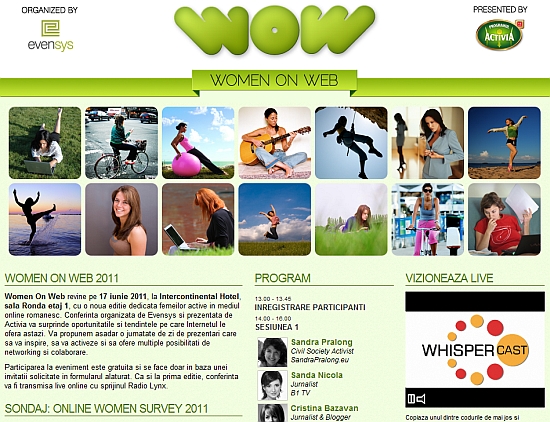 WoW 2011 Women on Web se vede și online