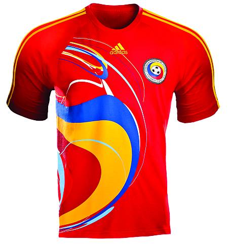 adidas FRF Romaniavs Argentina 3 Tricou adidas pentru meciul România   Argentina