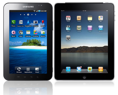 Galaxy Tab versus Apple iPad samsung galaxy tab vs ipad Samsung: suntem dezamăgiți de decizia Justiției