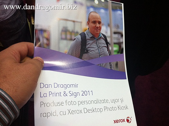 Xerox - Dan Drgomir :-) 00082 La Print&Sign tîrg de tipar și imprimare digitală