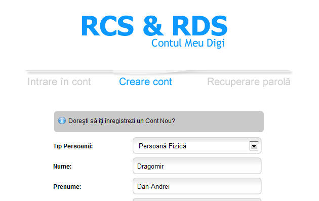 RCS RDS RCS RDS Site ul RCS RDS e făcut de idioți