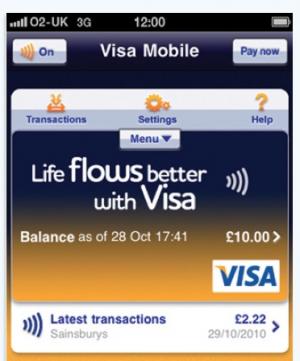 Visa iPhone app Visa iPhone app Visa introduce un sistem de transfer între carduri, prin telefon