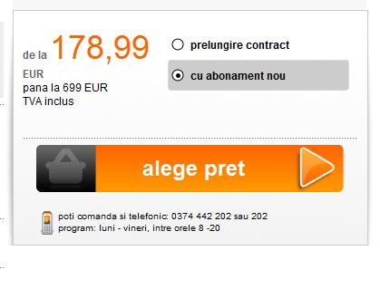 iphone4s pret iPhone 4S   pret la Orange