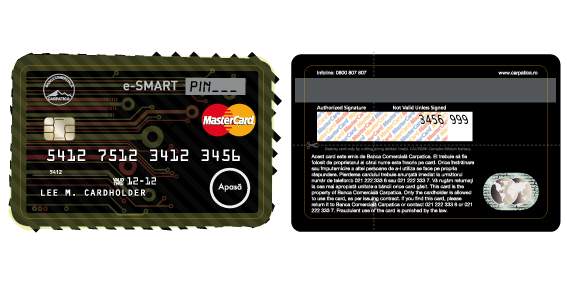MasterCard e-Smart Debit Carpatica MasterCard e Smart Debit Carpatica Carpatica lansează primul card cu display: Mastercard e Smart Debit