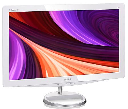 Monitor Philips alb 248C3LHSW ftl rflx Philips lansează un monitor alb. Hmm