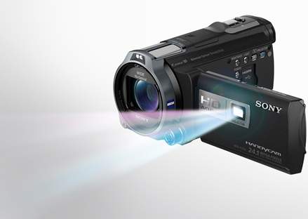 PJ740VE projector Cameră video Sony cu proiector încorporat