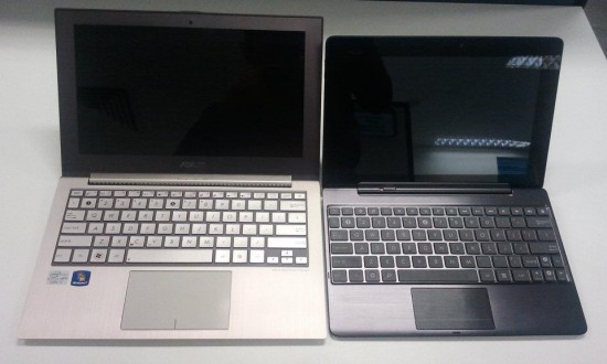 Asus Zenbook vs Transformer Prime Asus: vânzările de portabile au crescut cu 20% în 2011