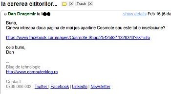 Clipboard01 Pagină Facebook falsă și pentru Cosmote