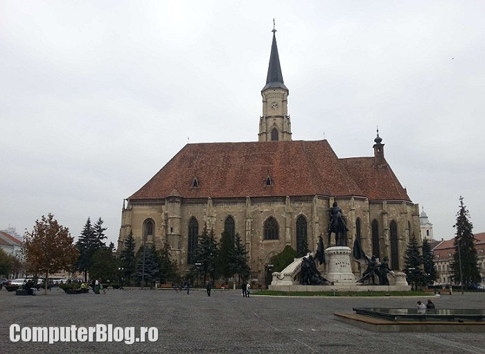 Cluj - Piata Unirii - fotografiata cu Galaxy Note II