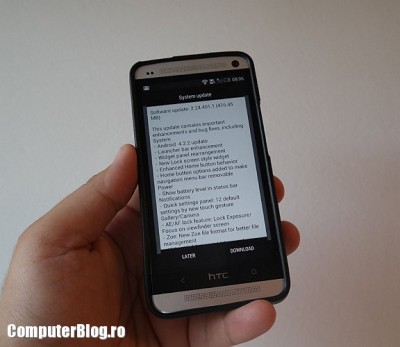 HTC One 4.2.2 update