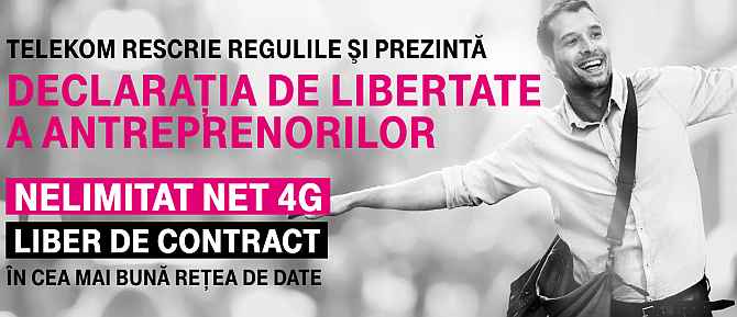 oferrta pentru antreprenori de la Telekom Romania