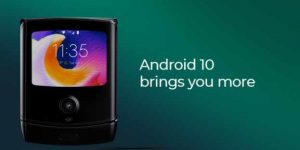 moto razr android 10 update