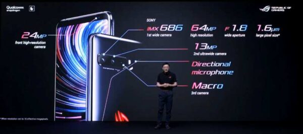 asus rog phone 3 camera foto