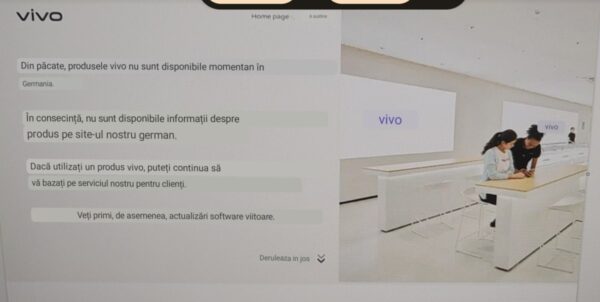 site-ul Vivo închis