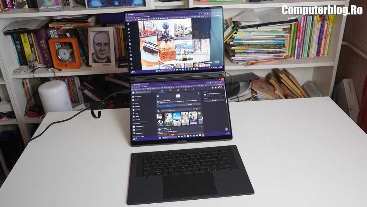 ROG Zephyrus Duo (2026) GX651A: laptopul cu două ecrane este mai